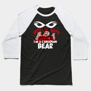 Canadian Bear Shirt Baseball T-Shirt